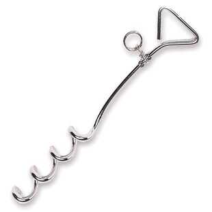 Spiralhering 40 cm Erdschraube Boden Anker Spiral Erdanker Hering Stahl verzinkt 