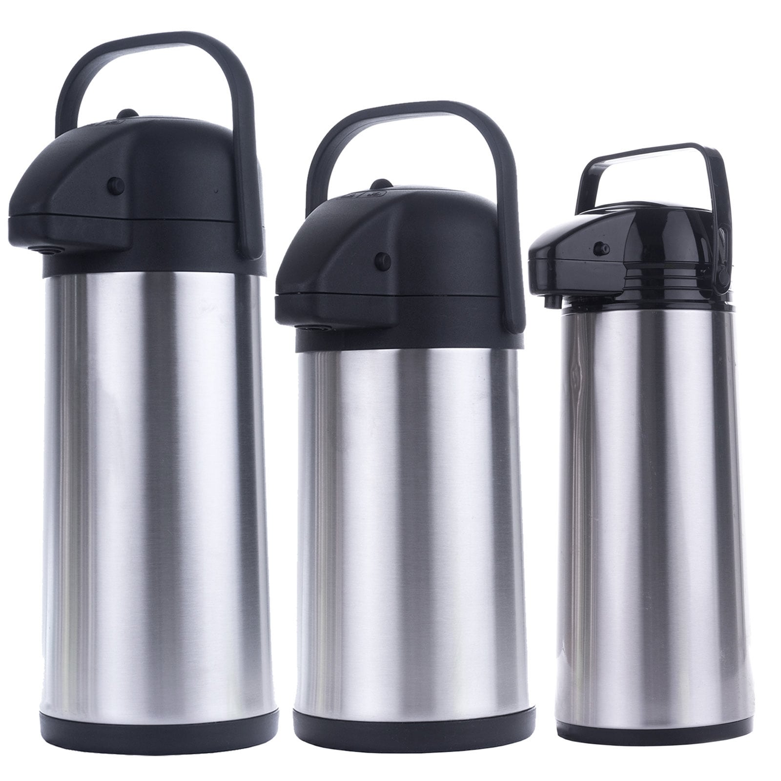 Airpot 1,9/2,2/3 L Pumpkanne - Isolierkanne Thermo Kanne Kaffeekanne Edelstahl Volumen: 2,2 Liter 