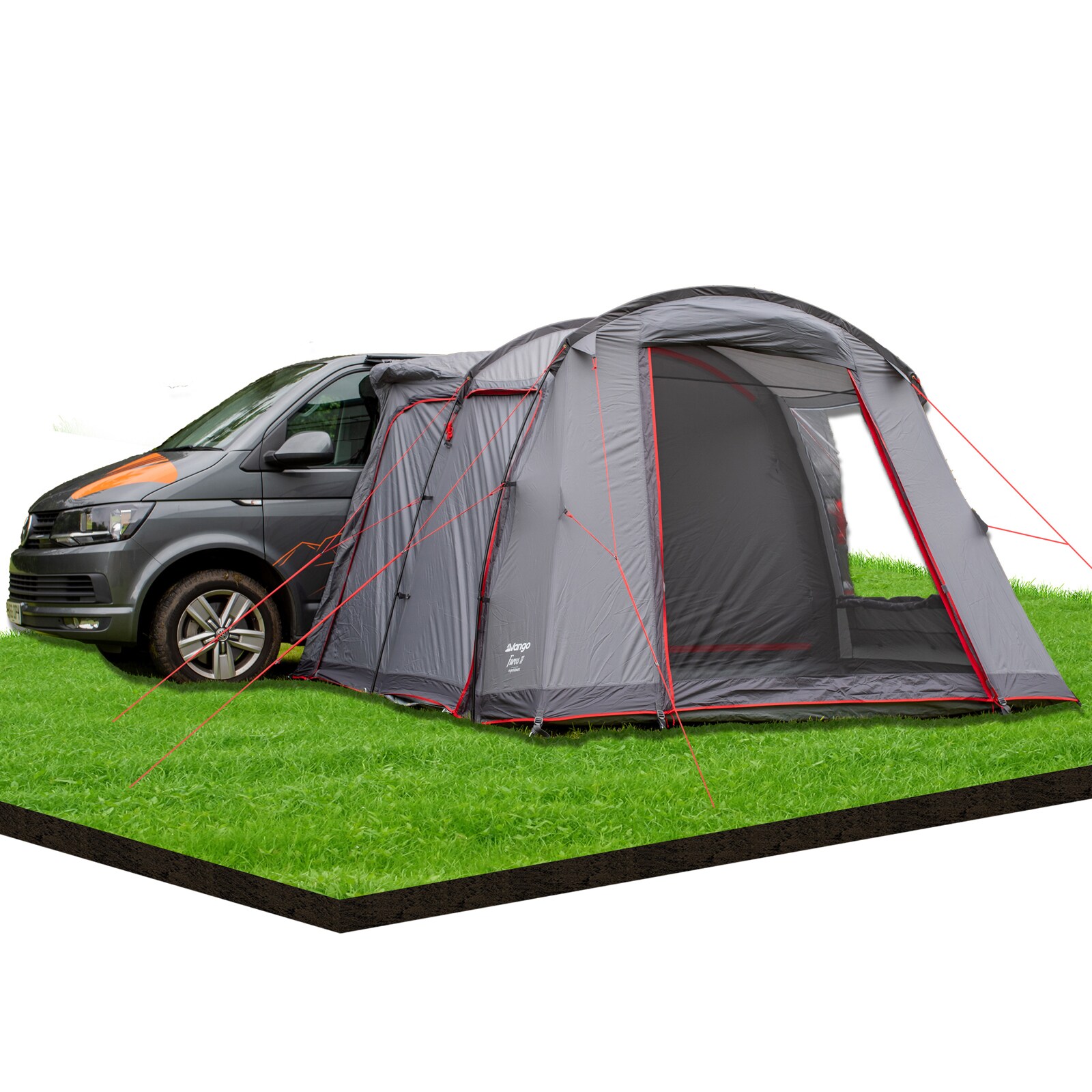 VANGO Busvorzelt Faros 2 Low Vor Zelt Van SUV VW Bus Caravan Camping Freistehend 