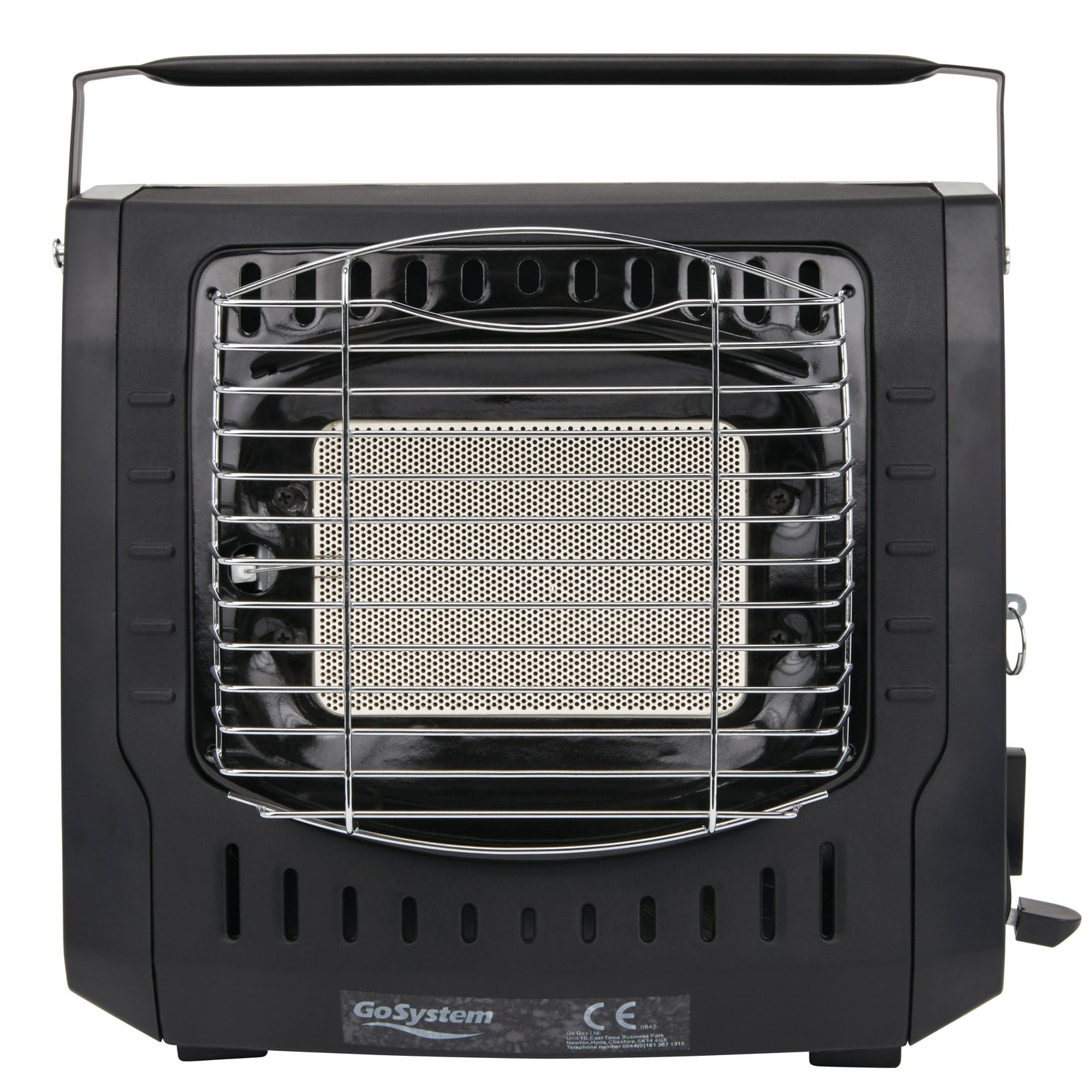 GO SYSTEM Heizl&uuml;fter Gas Heizstrahler Camping Vor Zelt Heizung Keramik 1,2 kW 