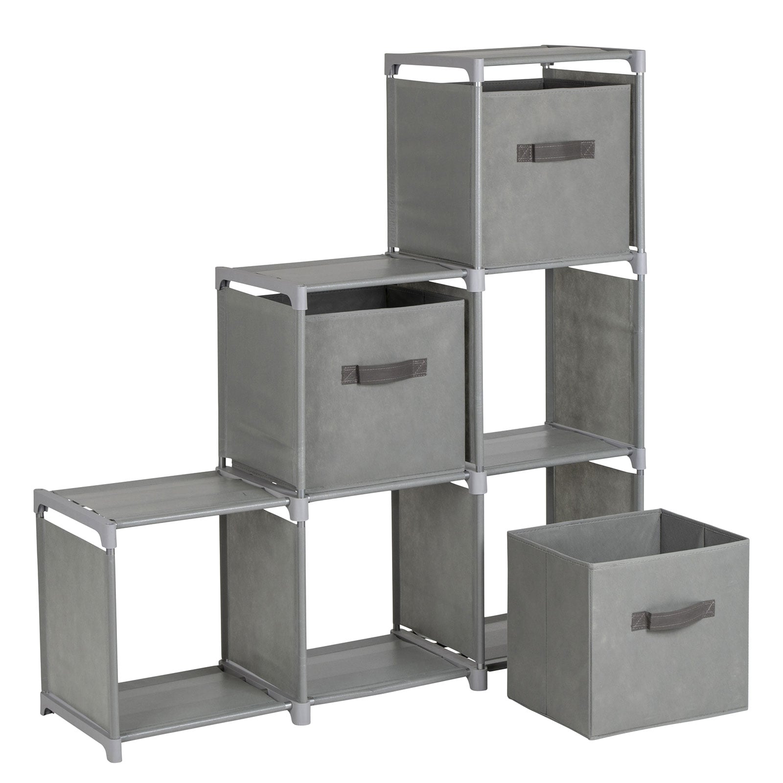 BO-CAMP Faltschrank XL Campingschrank Stoff Schrank Schubladen Garderobe Faltbar 