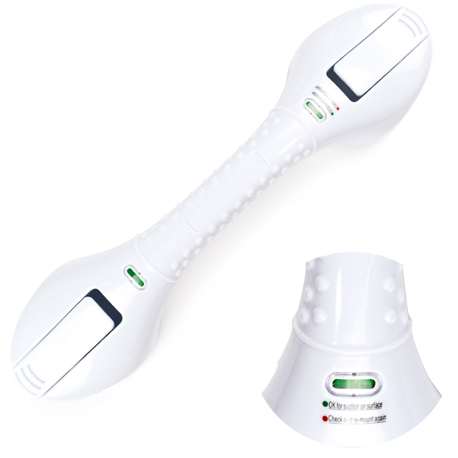 VITILITY Halte Griff Stange Vakuum Saugnapf Aufstehhilfe Badewanne WC Dusche Bad 