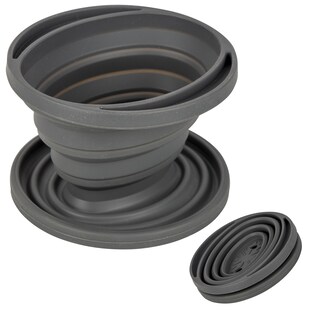 BO-CAMP Camping Kaffee Filter Tütenhalter Tee Bereiter Faltbar Silikon #2 