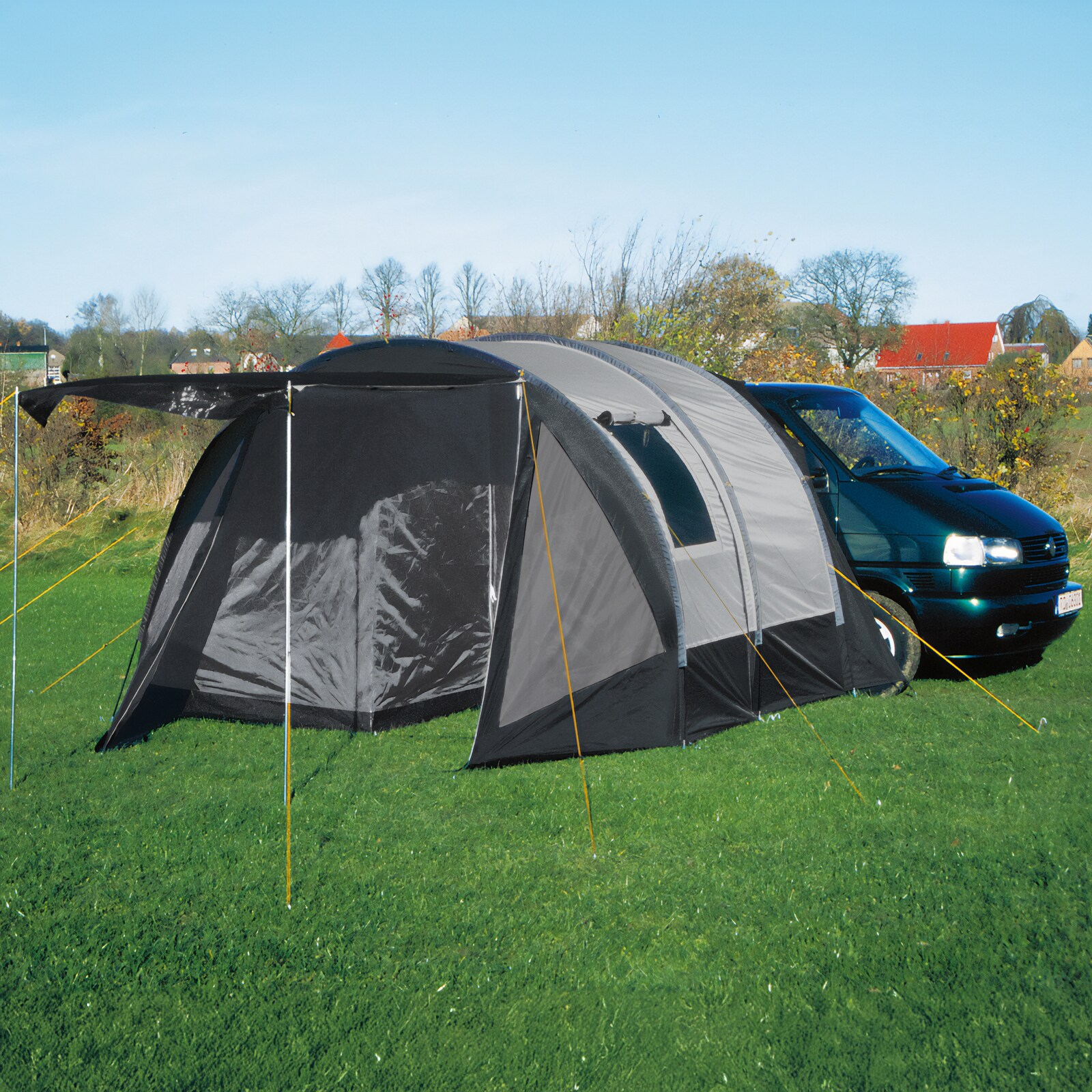 EXPLORER Bus-Zelt Eco - Van SUV VW Vorzelt Camping Busvorzelt inkl. Schlafkabine 