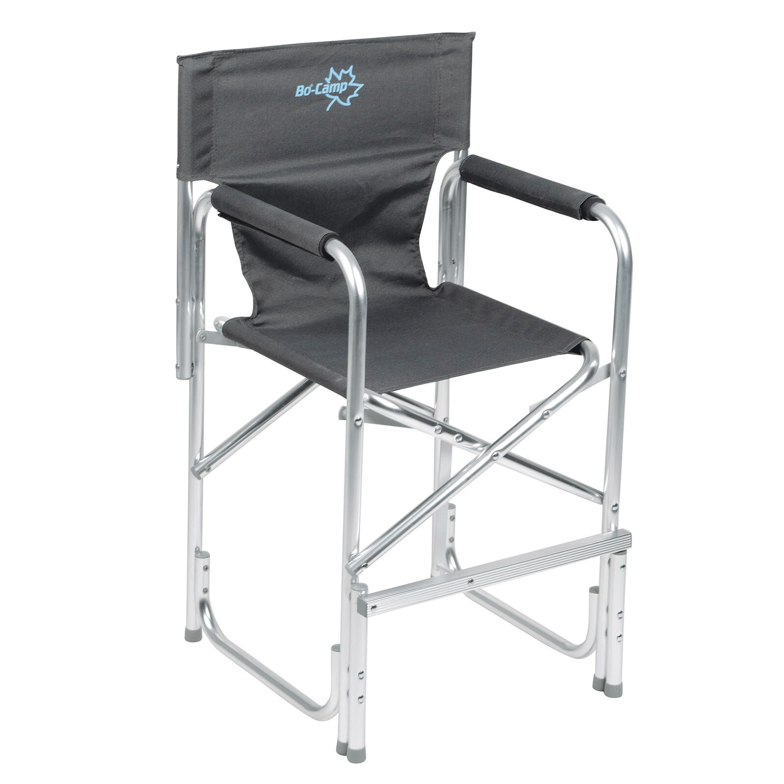 BO-CAMP Kinder Hoch Stuhl - Camping Klappstuhl Strand Faltstuhl Gurt Faltbar Alu 