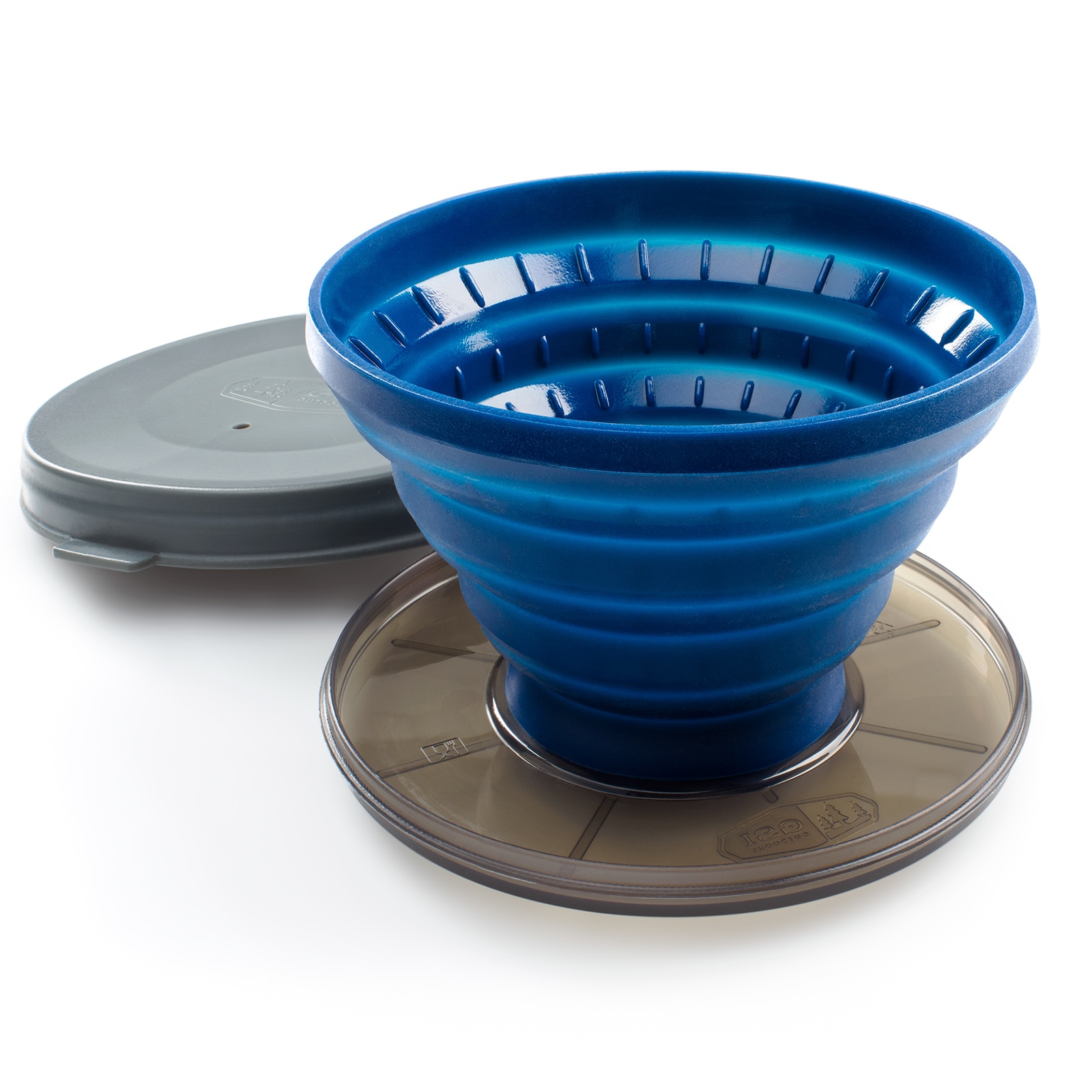 GSI Java Drip Camping Kaffee Filter T&uuml;tenhalter Bereiter Faltbar Silikon #4 