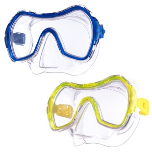 SALVAS Tauch Maske Drop Sr Schnorchel Schwimm Brille Anti Beschlag Erwachsene Farbe: blau 