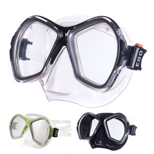 SALVAS Tauch Maske Phoenix Schnorchel Schwimm Brille Beschlag Erwachsene Silikon Farbe: Gelb/transparent 