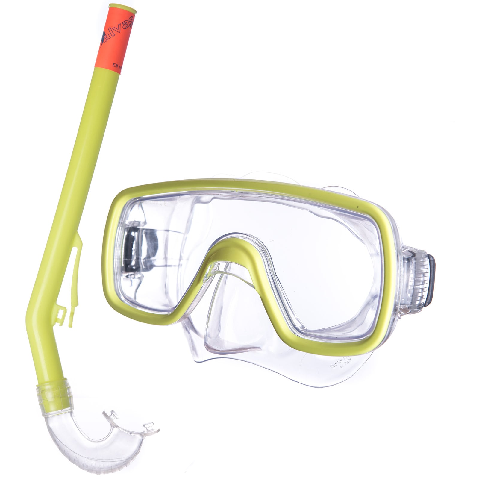 SALVAS Kinder Set Tropea Tauchmaske + Schnorchel Taucher Maske Schwimm Brille 