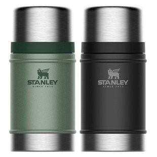 STANLEY Classic Isolierbehälter Essen Thermo Food Behälter Container Vakuum 0,7L Farbe: schwarz 