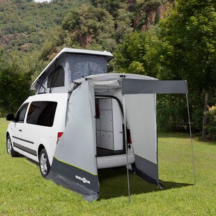 BRUNNER Heckzelt Pilote Caddy Mini Camper Bus Vor Zelt SUV Heck Klappe Camping 