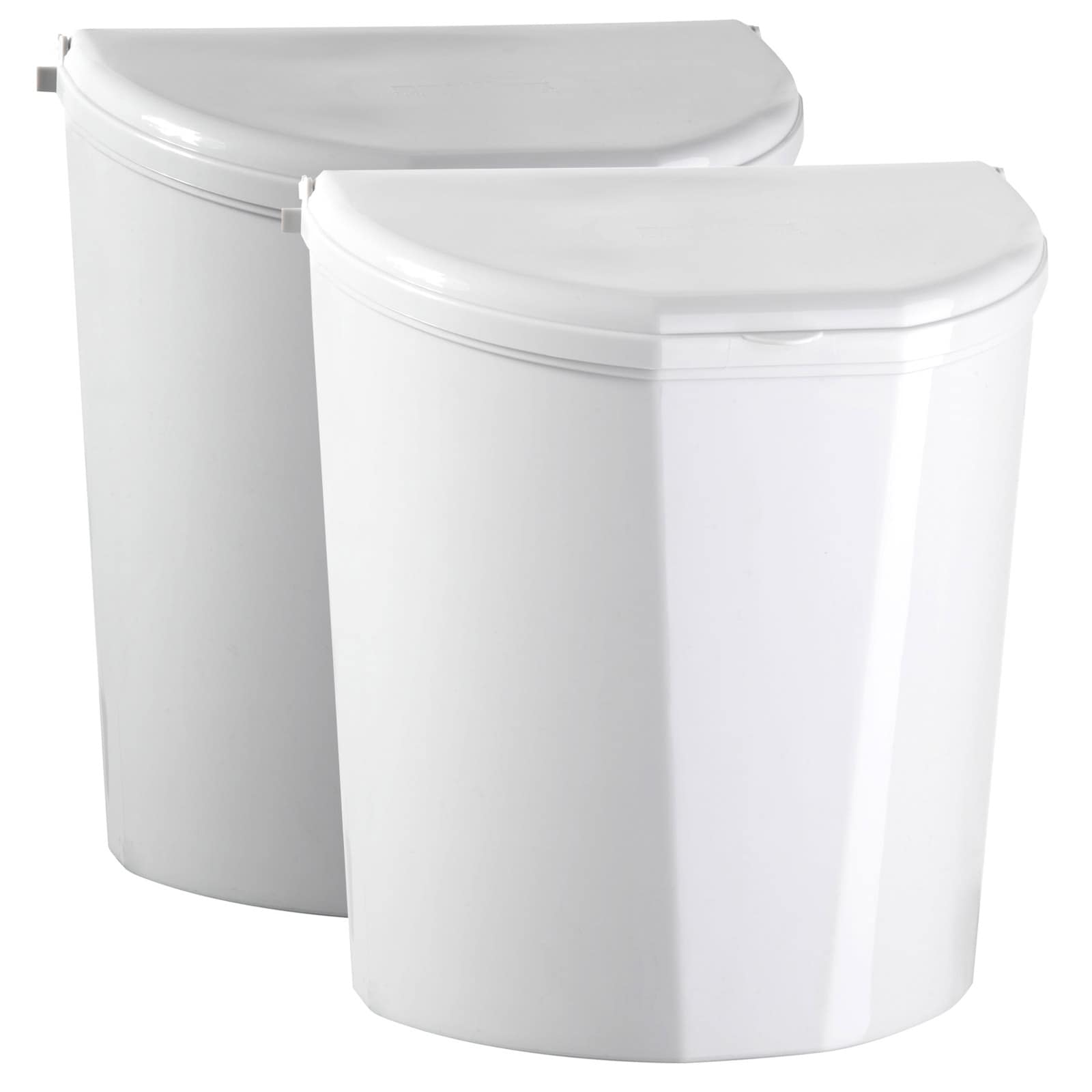 BRUNNER Pillar XL Abfalleimer Halterung M&uuml;ll Tonne Eimer Kompakt Caravan Camping Farbe: Wei&szlig; 