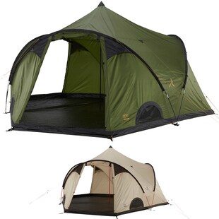 GRAND CANYON Black Knob 10 Personen Tepee Zelt Familien Gruppen Zelt Tipi Wigwam Farbe: Capulet Olive 