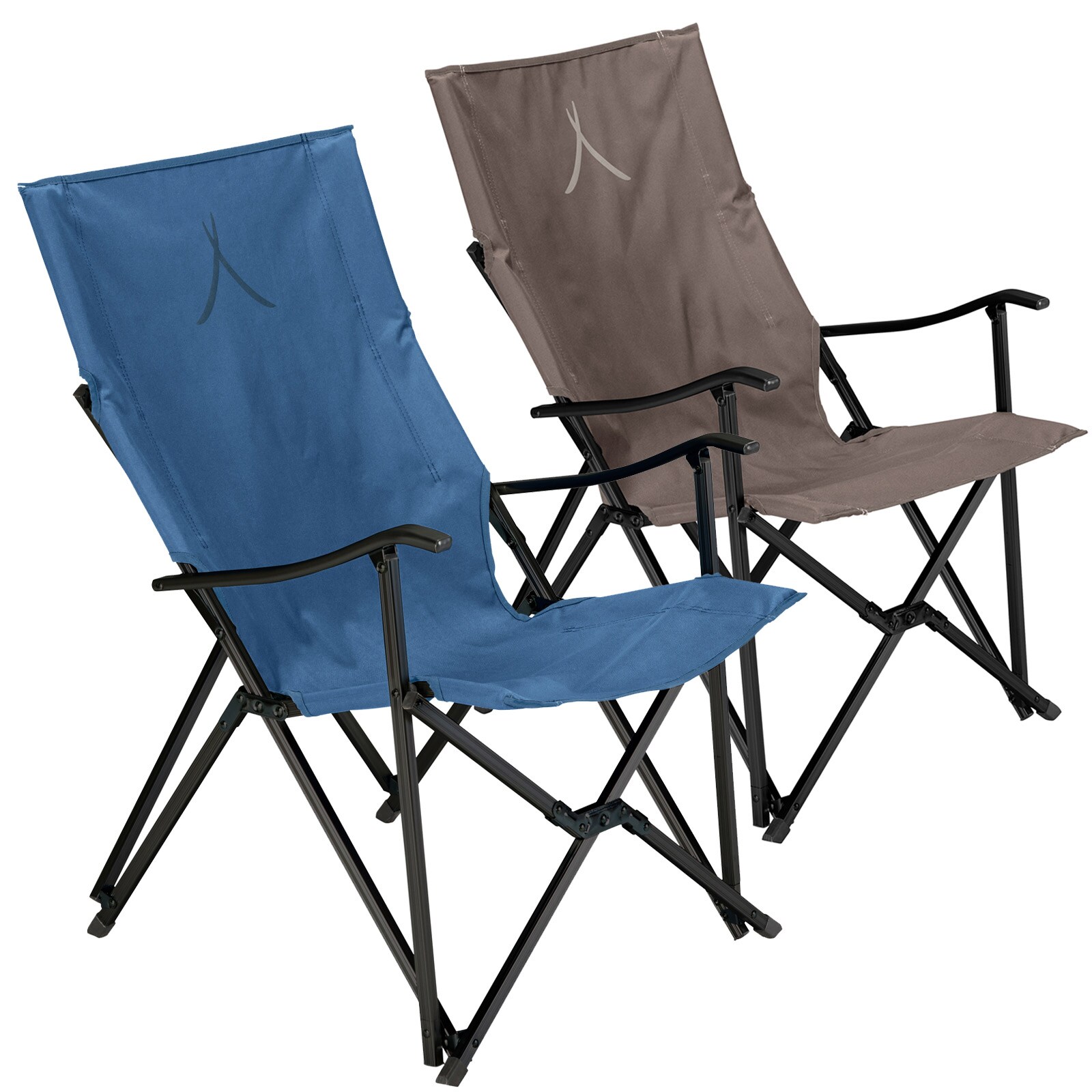 GRAND CANYON El Tovar Camping Falt Stuhl Klapp Garten Outdoor Armlehne Alu  Farbe: Dark Blue