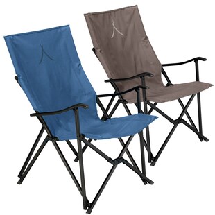 GRAND CANYON El Tovar Camping Falt Stuhl Klapp Garten Outdoor Armlehne Alu 100kg Farbe: Dark Blue 