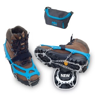 VERIGA Ice Track Schuhkrallen Eis Krallen Schuh Spikes Schnee Ketten Steigeisen Größe: S (33-36) 