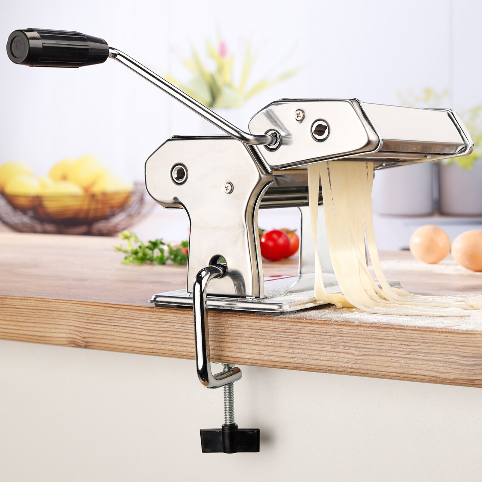 Mechanische Nudelmaschine Pasta Maker Teig Maschine Lasagne Aufsatz