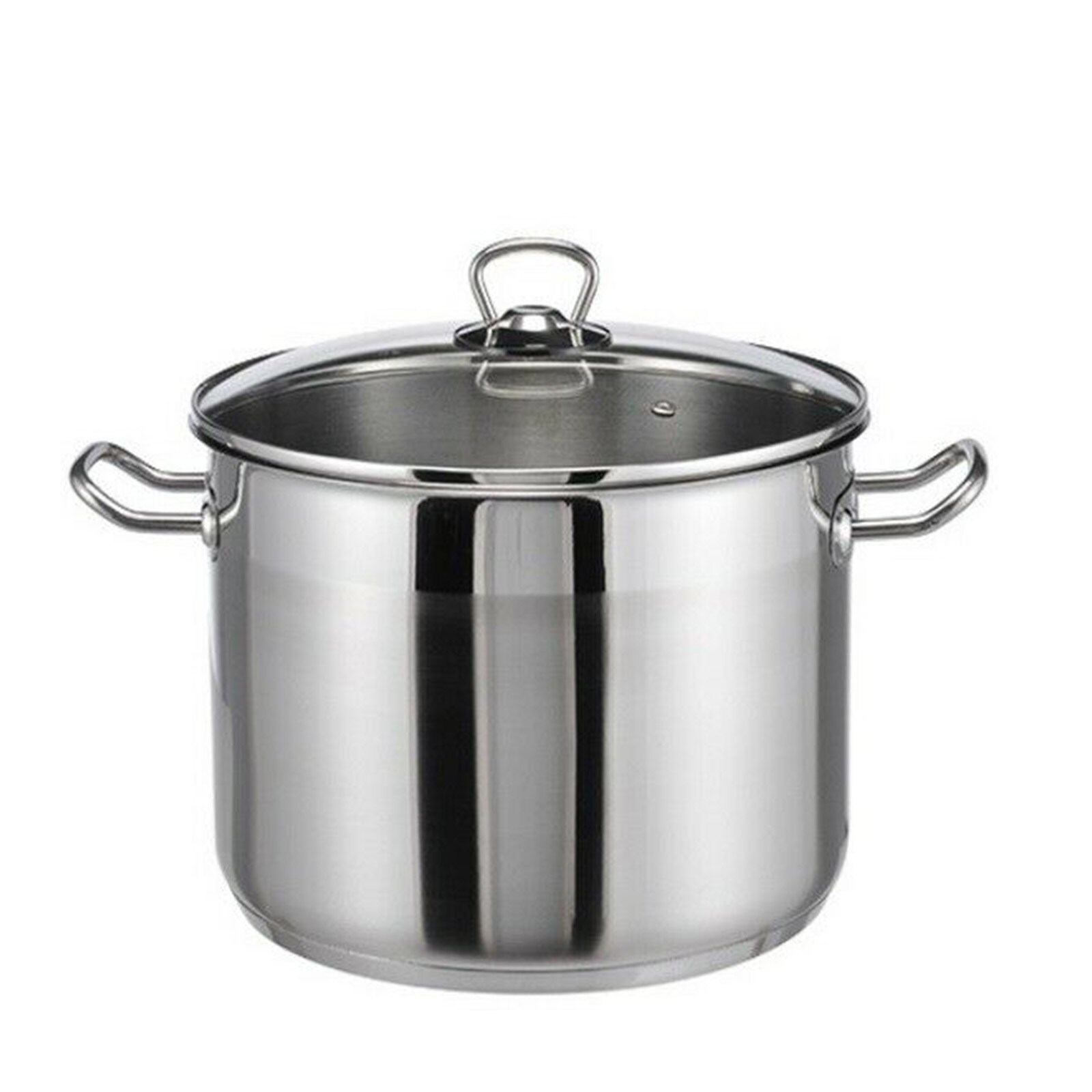 Universal Kochtopf 10/15/ Glas Deckel Induktion Topf Groß Griff Edelstahl Variante: 15 Liter