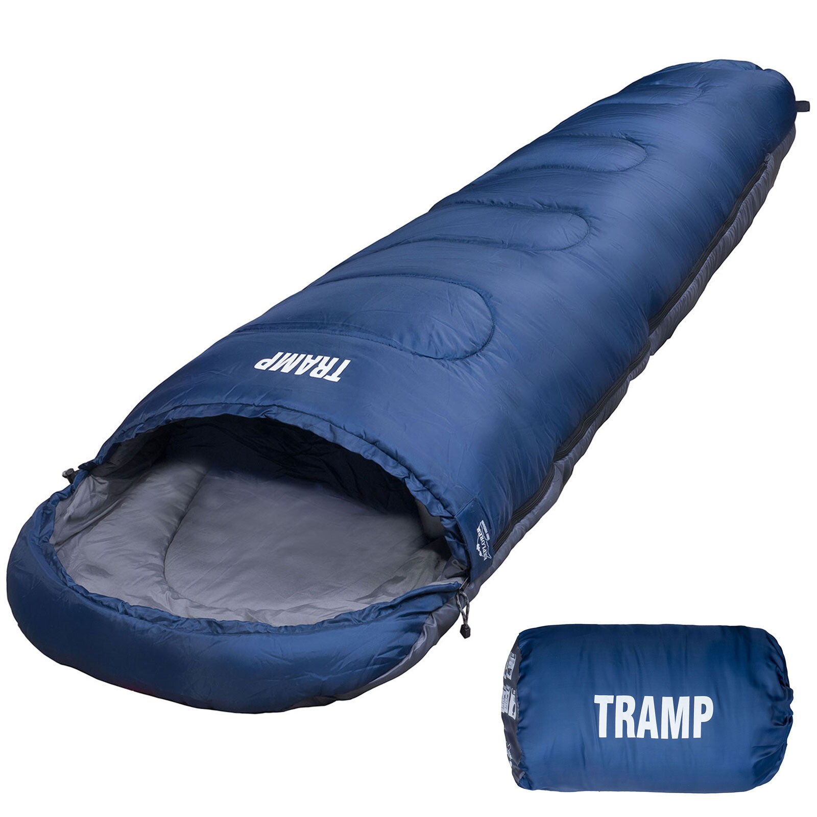 EXPLORER Mumienschlafsack Tramp Sommer Schlafsack 230 cm Lang Breit -9&deg;C 