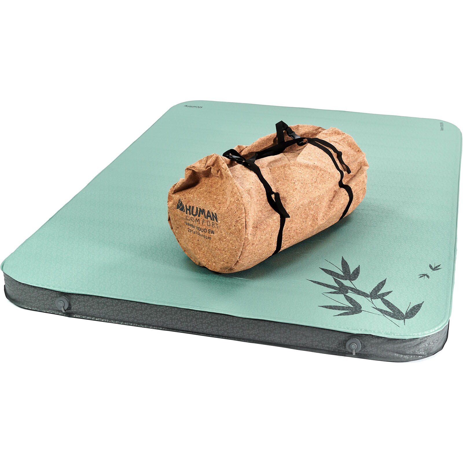 HUMAN COMFORT Luftbett Valette 10 Duo EW Doppel Kastenmatratze Selbstaufblasend 