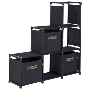 BO-CAMP Faltschrank Troutman Campingschrank Stoff Schrank Schubladen Garderobe 