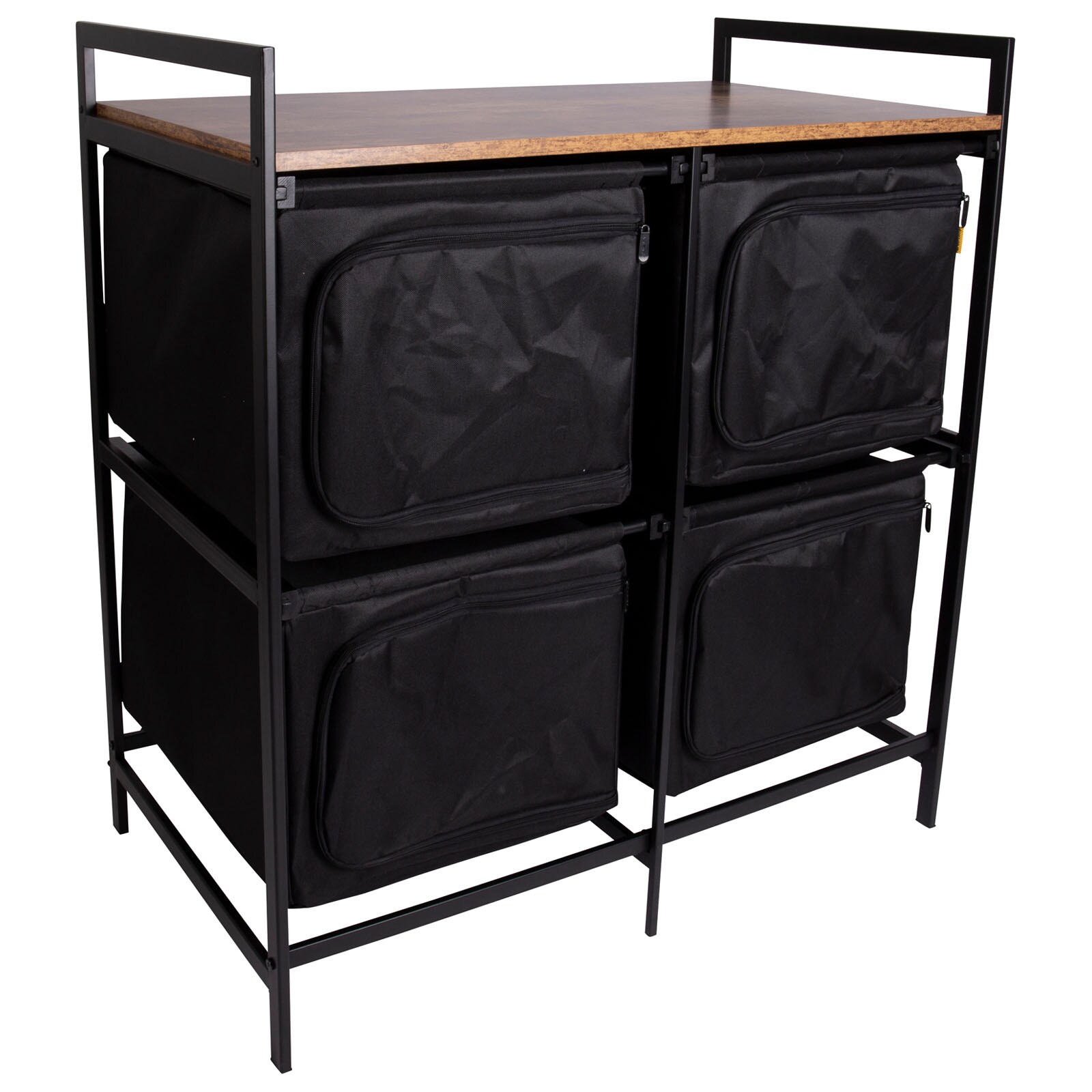 BO-CAMP Industrial Camping Küche Lawton Falt Schrank Schubladen Tisch Holz Stahl