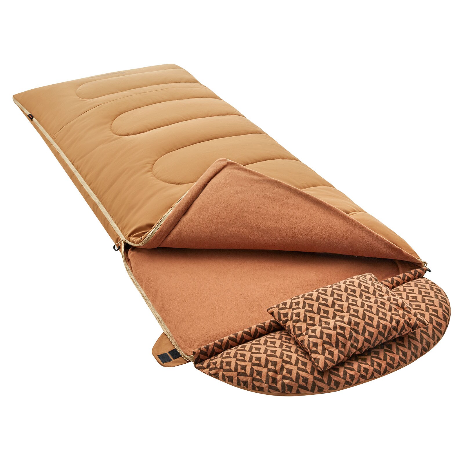 KINGCAMP Deckenschlafsack Forest Winter Schlafsack XL Lang Breit Baumwolle -22&deg;C Variante: 400 g/m&sup2; 
