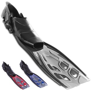 SALVAS Schwimmflossen Tonic Schnorchel Lang Flosse Fersen Band Verstellbar 36-47 Farbe: blau, Größe: 36/41 