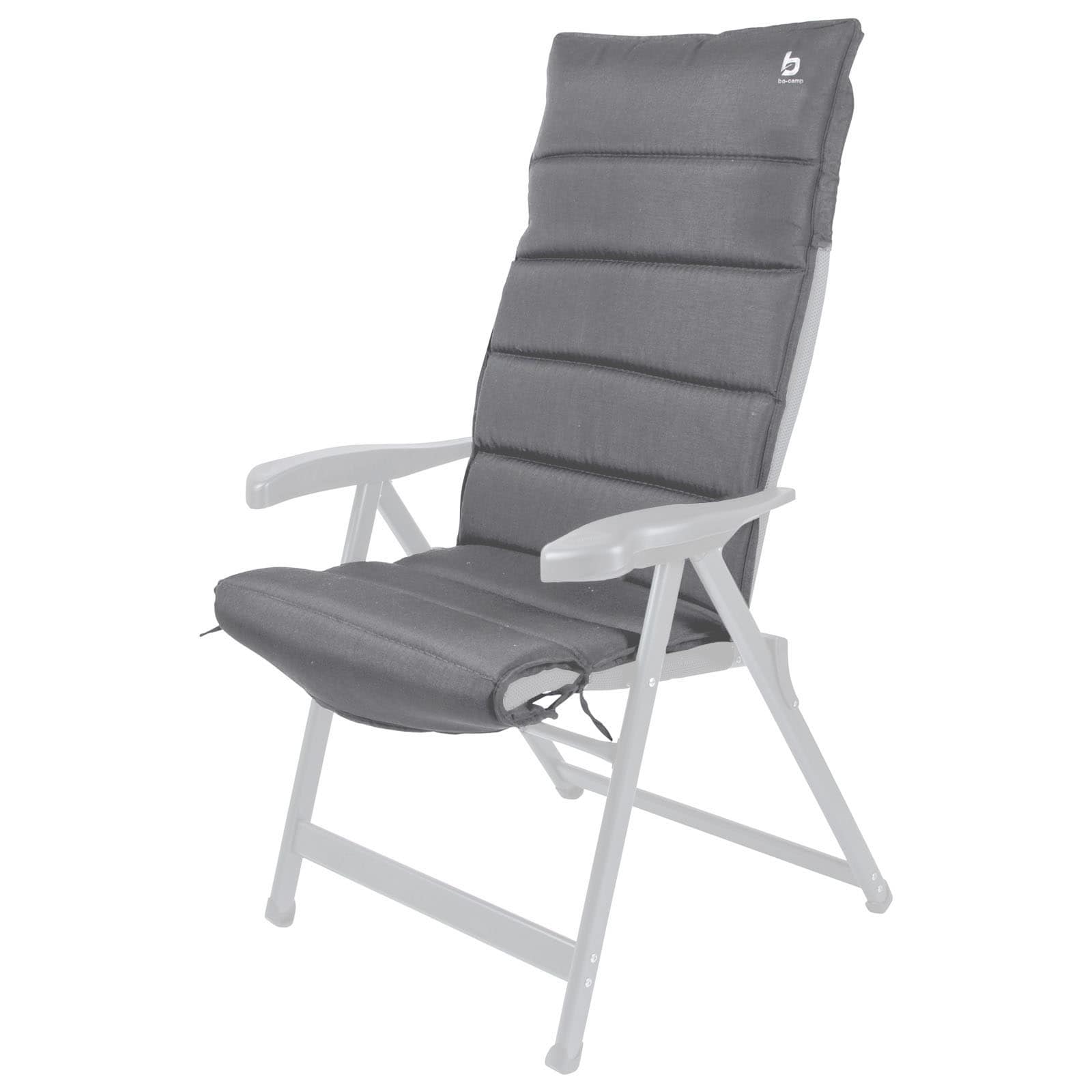 BO-CAMP Polster Sitz Auflage Hochlehner Kissen Bezug Garten Camping Klapp Stuhl 