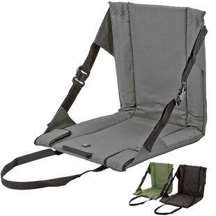 OUTCHAIR BackUp Thermo Sitz Heizkissen Jagd Angeln Stadion Kissen Beheizbar Akku Farbe: black 