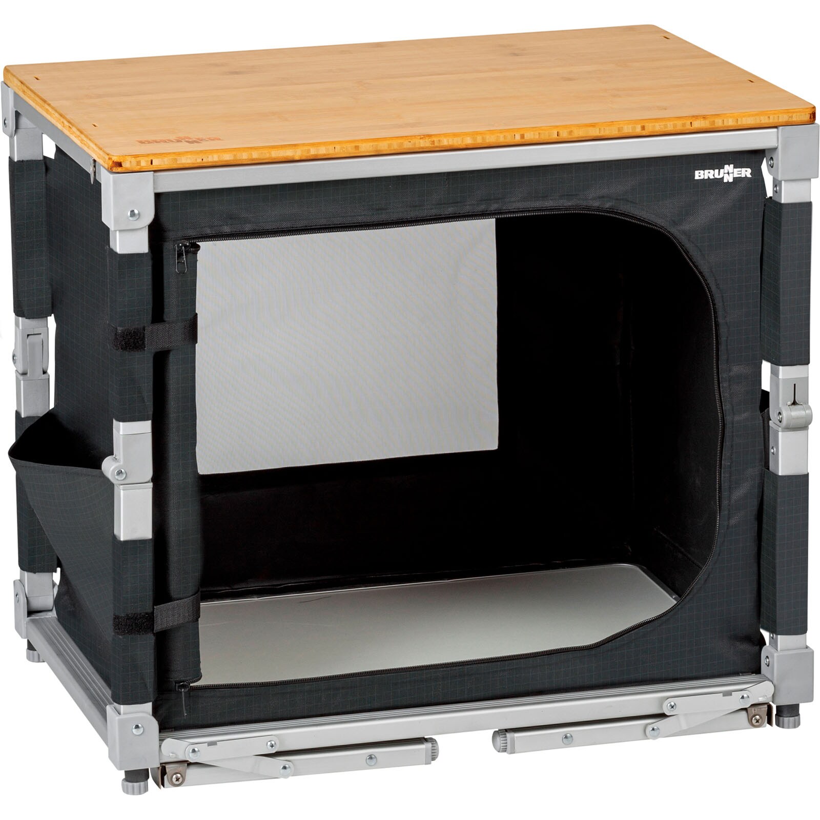 BRUNNER Camping Kche Azabache Cube Falt Schrank Grill Klapp Tisch Bambus  Holz bei Marktkauf online bestellen