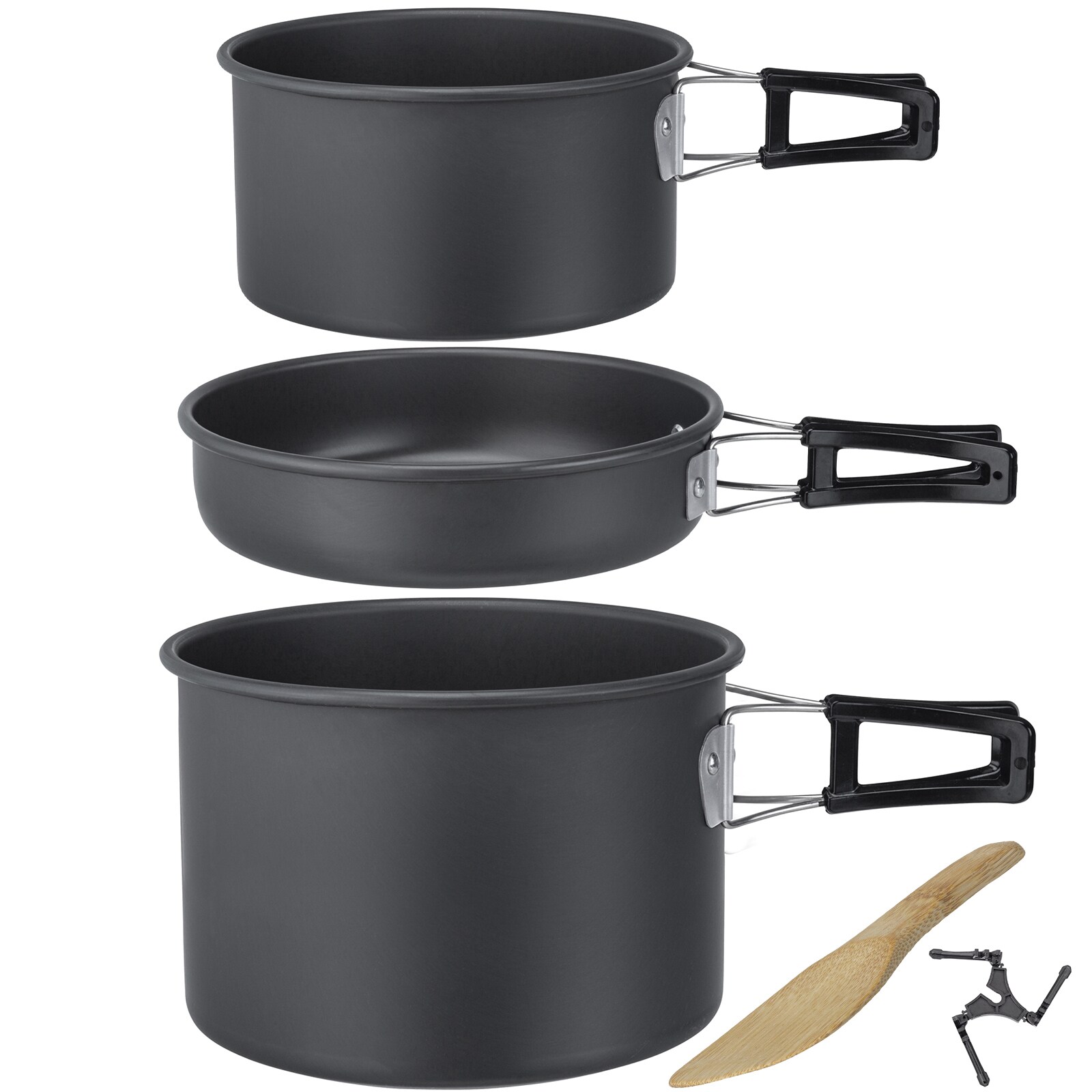 BRUNNER Camping Kochset Packpot Ultralite 20 Geschirr K&uuml;che Topf Pfanne Alu 910g 