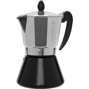 BRUNNER Espressokocher Percolator Mc Moka Kaffee Kocher Espresso Kanne Induktion Größe: 3 Tassen 