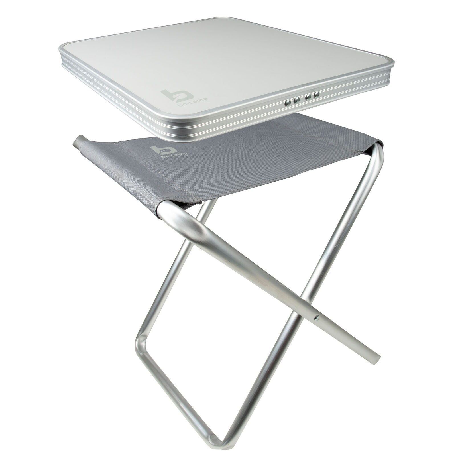 BO-CAMP Mini Alu Klapphocker Camping Tisch Angel Hocker Falthocker Sitz klappbar