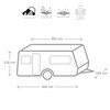 BRUNNER Wohnwagen Schutzhülle Caravan Cover 12M Abdeckplane Abdeckung  400-450 cm bei Marktkauf online bestellen
