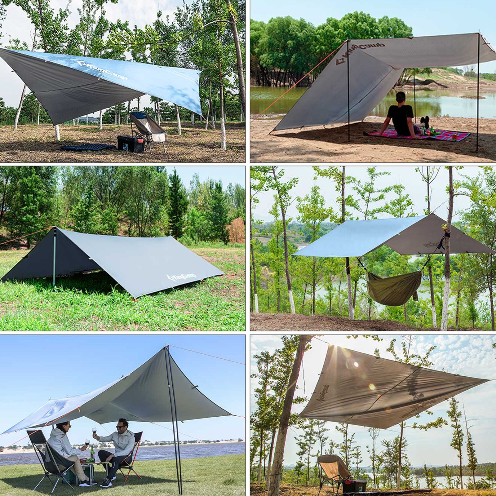 tent kast Extra large 10-12-14 persons (B type), family chalet tent, 2 rooms, 3 doors and 3 windows, with mesh, straight wall, waterproof, double layer METALLBUDEXTB1025 The 12x14 Canvas Tent Farbe:blau (petrol blue glanz) E-Bike Vision - 2A