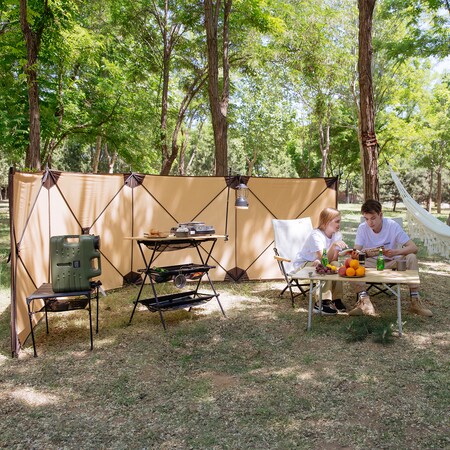 KINGCAMP Camping Windschutz Camden Quick Up XL Strand Zelt