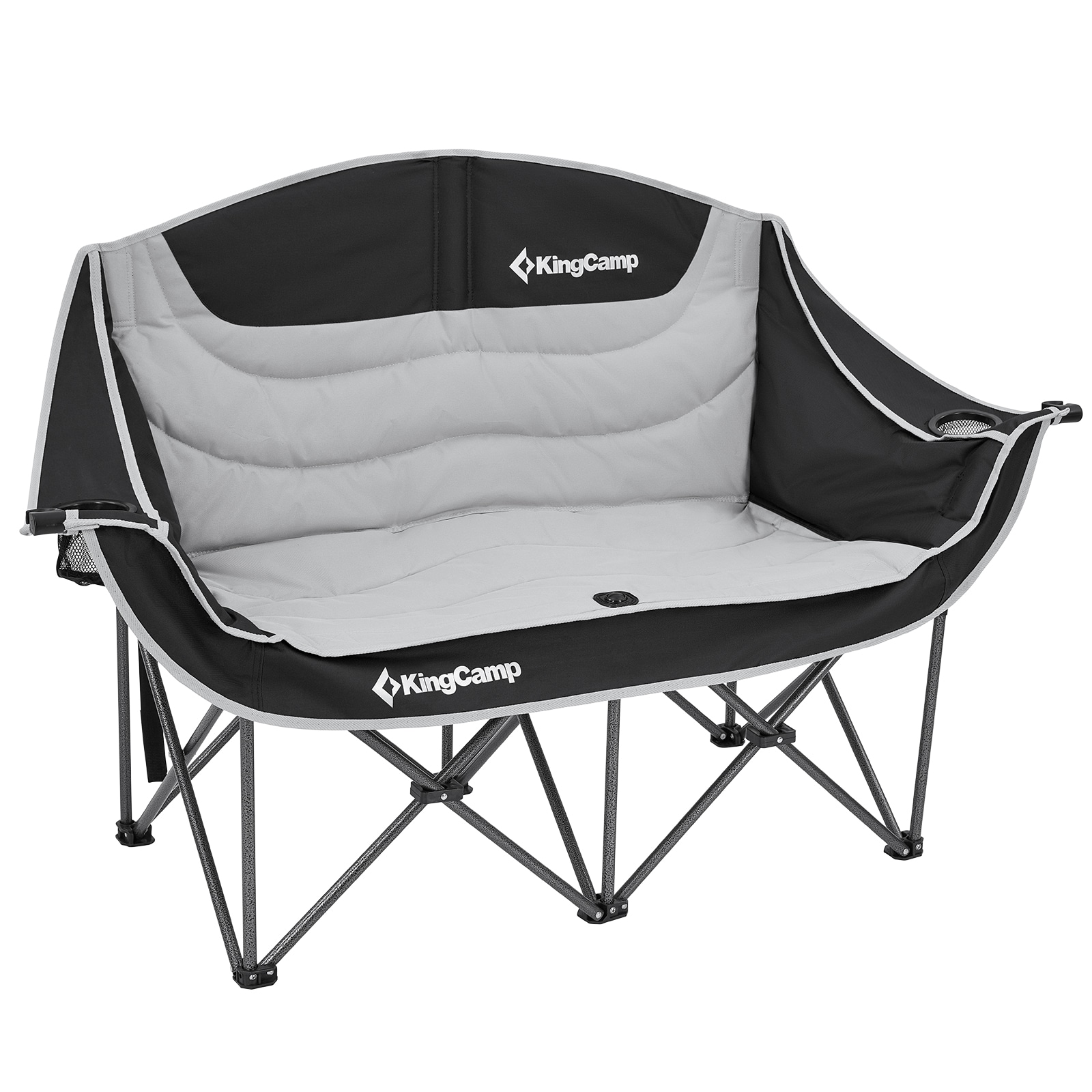 KINGCAMP Campingstuhl Sofa Duo Deluxe Doppel Lounge 2 Personen Klapp Stuhl 200kg 