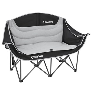 KINGCAMP Campingstuhl Sofa Duo Deluxe Doppel Lounge 2 Personen Klapp Stuhl 200kg 