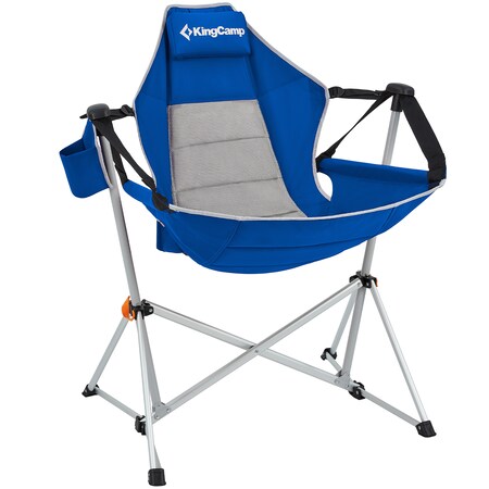KINGCAMP Campingstuhl Orchid Schaukel Stuhl Camping Sessel Verstellbar Alu  120kg Farbe: Blue bei Marktkauf online bestellen