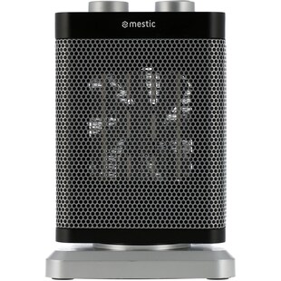 MESTIC Heizlüfter Keramik MKK230 Camping Energiesparend Leise Oszillierend 1500W 