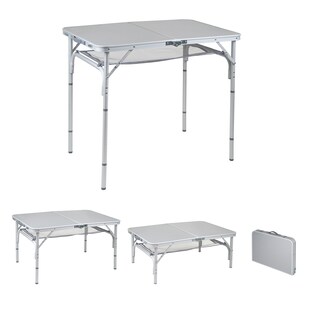 BO-CAMP Alu Campingtisch Premium Klapptisch Koffertisch Falttisch Garten 4 Höhen 
