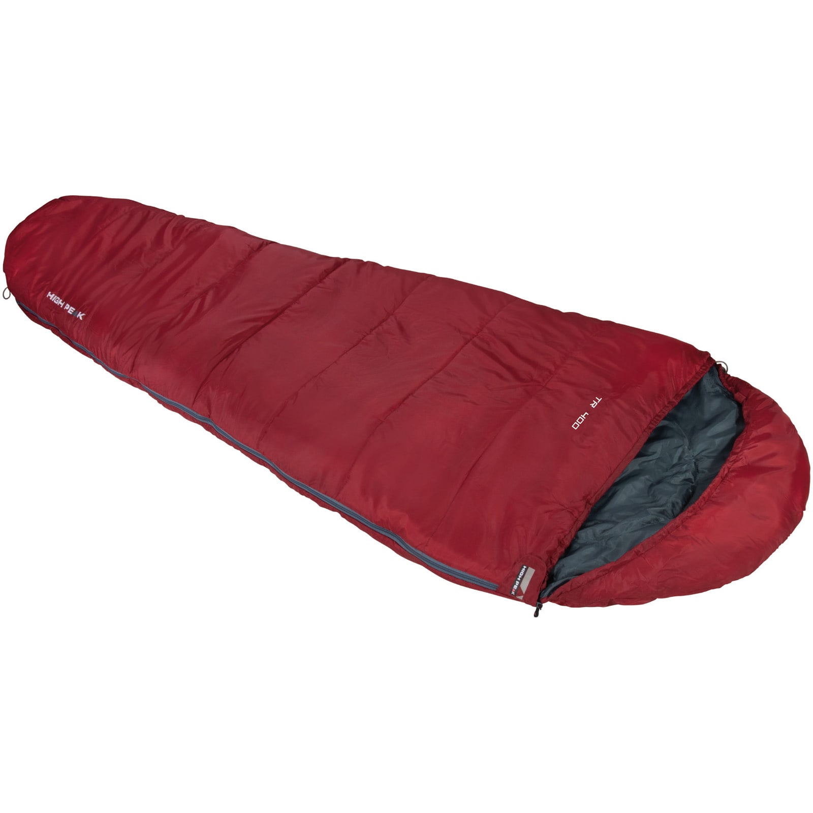 HIGH PEAK Mumienschlafsack TR 400 Trekking Schlafsack 3 Jahreszeiten Leicht 