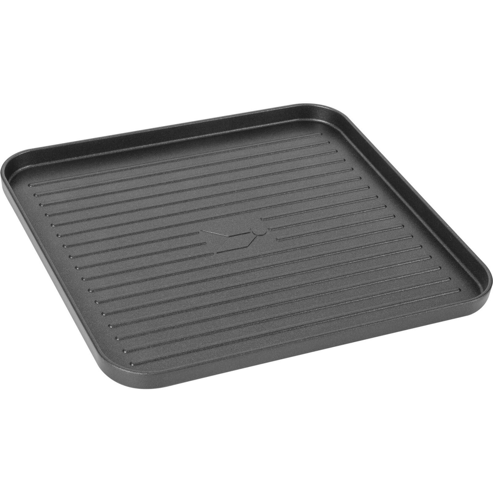 BRUNNER Grillplatte Devil Plancha Ribbed Geriffelt Camping Grill Outdoor Zubeh&ouml;r 