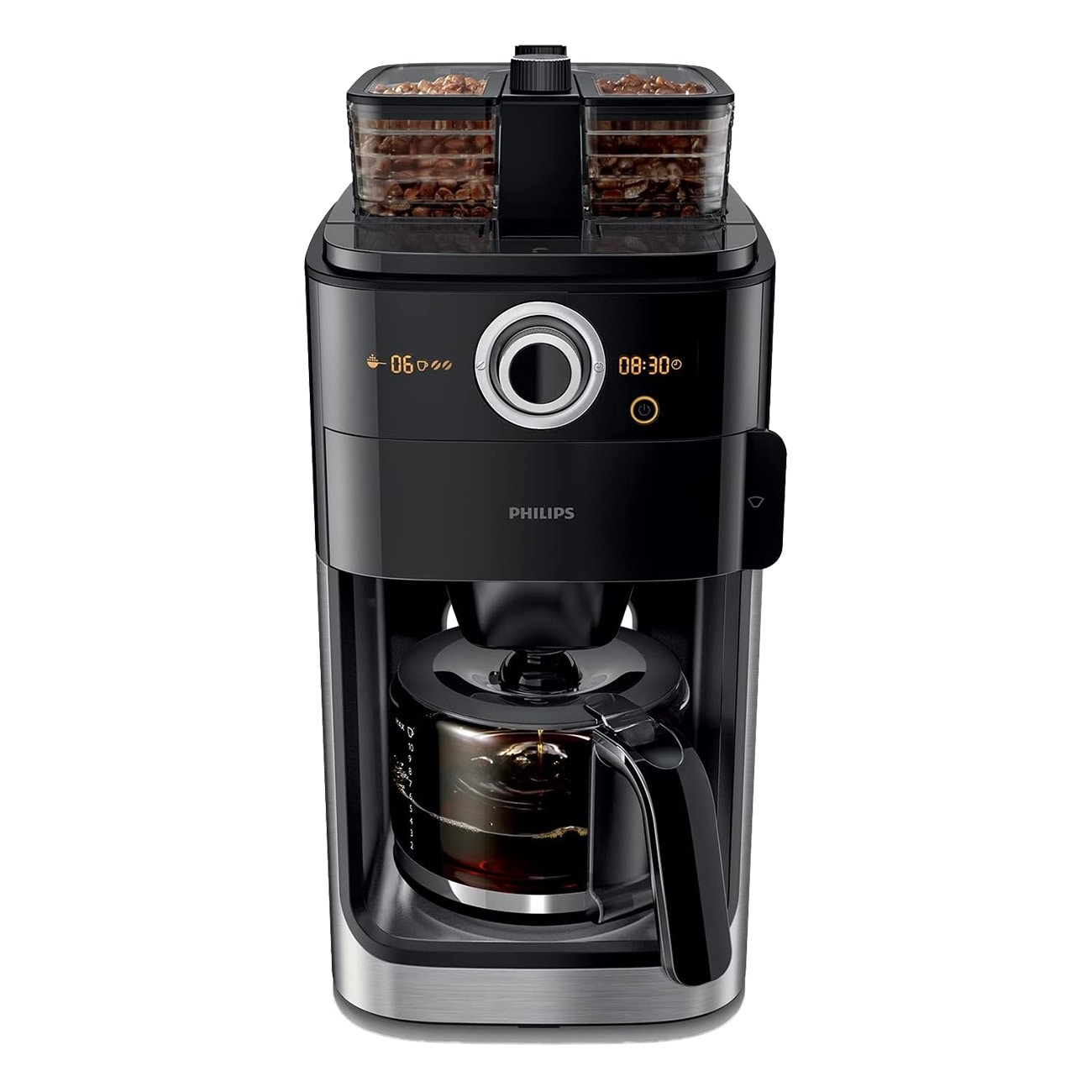 Philips HD7769/00 Grind & Brew schwarz Kaffeemaschine 