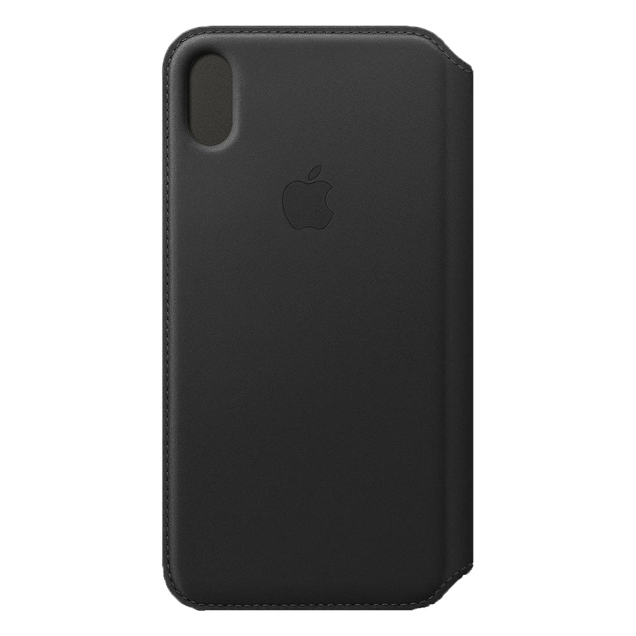 Apple Leder Folio Case f&uuml;r iPhone XS Max MRX22ZM/A schwarz Handyh&uuml;lle 