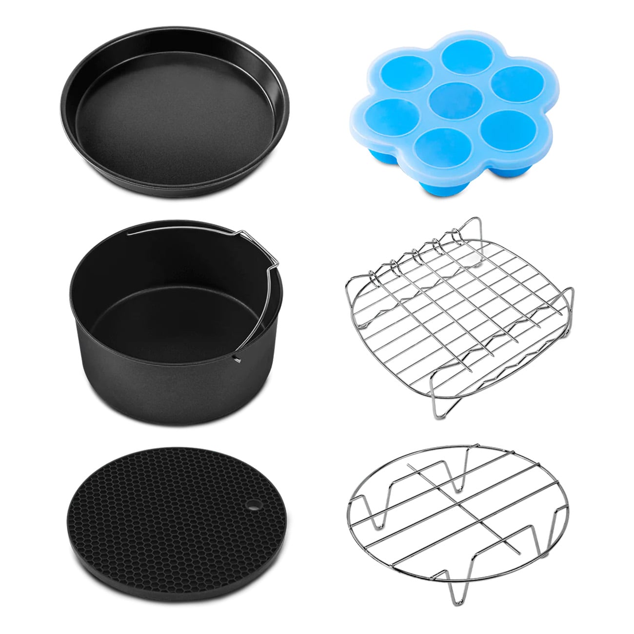 Cosori 5.5-Litre Air Fryer Accessories ? Mehrfarbig K&uuml;chen-Zubeh&ouml;r 