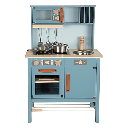 Smallfoot Kinderküche „tasty“ blau Kinder-Küchenset 