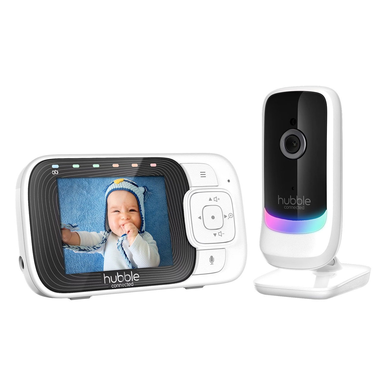 Hubble Nursery Pal Essential wei&szlig; Video Babyphone 