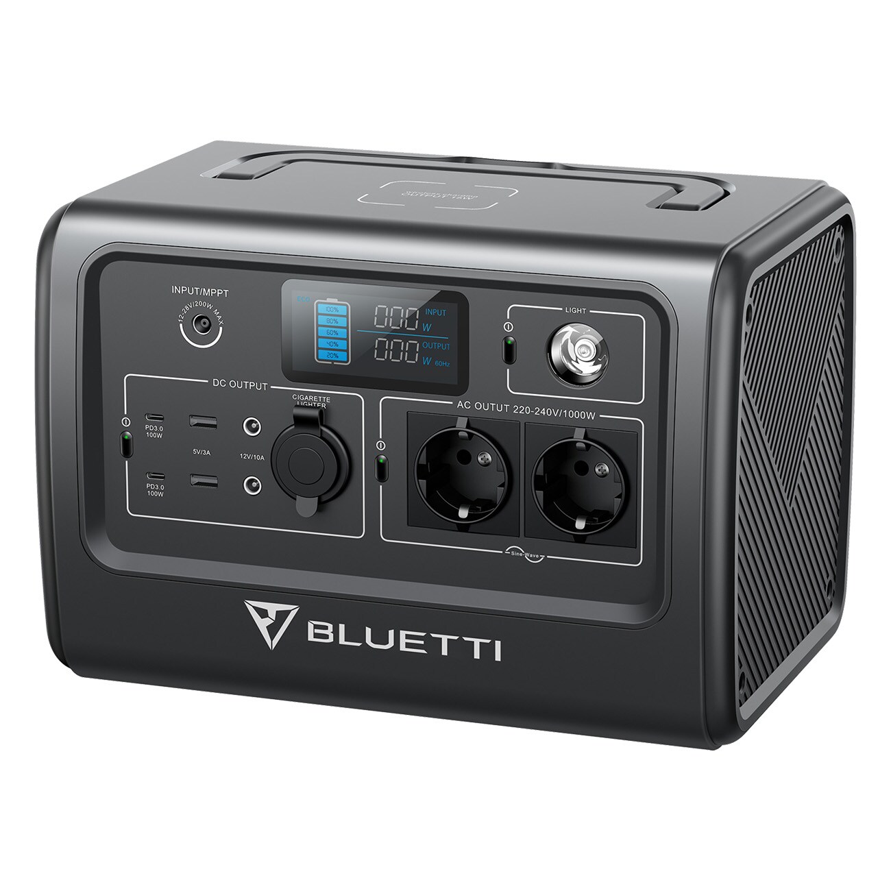 Bluetti Portable Power Station EB70 grau Powerstation 
